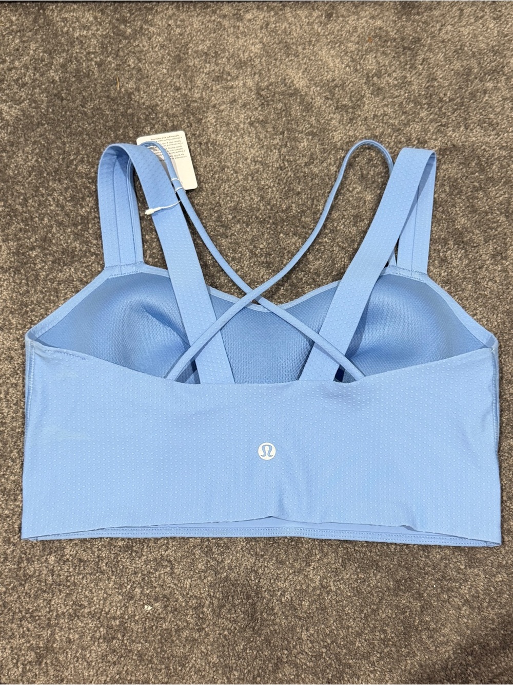 lululemon athletica Sky Blue Like a Cloud Longline Sports Bra - Picture 4 of 5